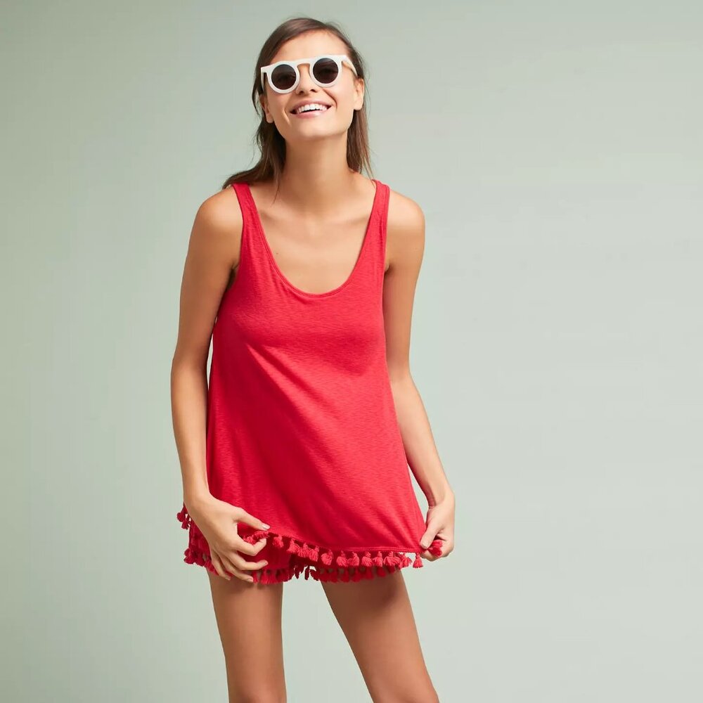 Michael Stars Layered Fringe Romper